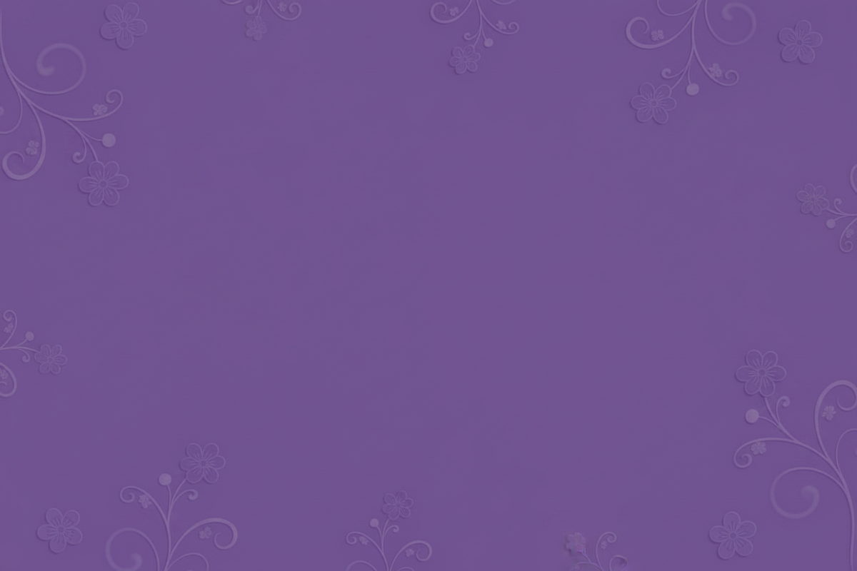 Simple Purple Floral Hero